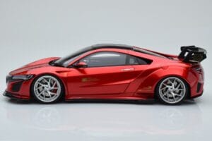 Honda NSX NC1 Liberty Walk Candy Sarkans GT Spirit 1:18 GT245 Metāls — attēls 3 no 6