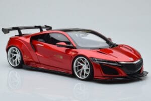 Honda NSX NC1 Liberty Walk Candy Sarkans GT Spirit 1:18 GT245 Metāls — attēls 4 no 6