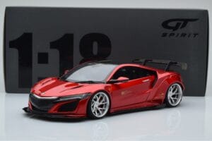 Honda NSX NC1 Liberty Walk Candy Sarkans GT Spirit 1:18 GT245 Metāls — attēls 6 no 6
