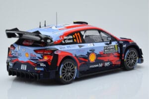 Hyundai i20 Coupe WRC #11 T. Neuville / N. Gilsoul Rally Monte Carlo 2020 IXO 1:18 18RMC067A Metāls — attēls 2 no 6