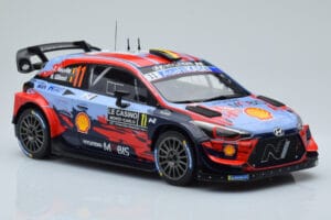 Hyundai i20 Coupe WRC #11 T. Neuville / N. Gilsoul Rally Monte Carlo 2020 IXO 1:18 18RMC067A Metāls — attēls 4 no 6