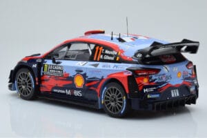 Hyundai i20 Coupe WRC #11 T. Neuville / N. Gilsoul Rally Monte Carlo 2020 IXO 1:18 18RMC067A Metāls — attēls 5 no 6
