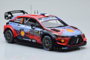 Hyundai i20 Coupe WRC #8 O. Tanak / M. Jarveoja Rally Monte Carlo 2020 IXO 1:18 18RMC067C Metāls — attēls 4 no 6
