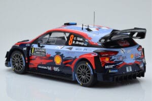 Hyundai i20 Coupe WRC #8 O. Tanak / M. Jarveoja Rally Monte Carlo 2020 IXO 1:18 18RMC067C Metāls — attēls 5 no 6