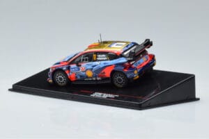 Hyundai i20 N Rally1 #11 T. Neuville / M. Wydaeghe Rally Finland 2022 IXO 1:43 RAM866 Metāls — attēls 3 no 4