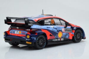 Hyundai i20 N Rally1 #11 T. Neuville / M. Wydaeghe Rally Monte Carlo 2022 IXO 1:18 18RMC112 Metāls — attēls 2 no 6
