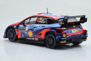 Hyundai i20 N Rally1 #11 T. Neuville / M. Wydaeghe Rally Monte Carlo 2022 IXO 1:18 18RMC112 Metāls — attēls 5 no 6