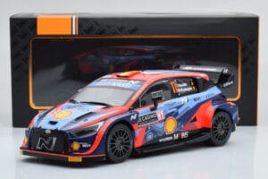Hyundai i20 N Rally1 #11 T. Neuville / M. Wydaeghe Rally Monte Carlo 2022 IXO 1:18 18RMC112 Metāls — attēls 6 no 6