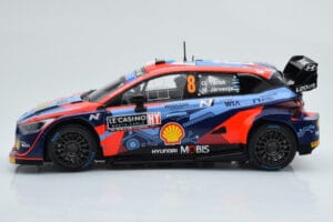 Hyundai i20 N Rally1 #8 O. Tanak / M. Jarveoja Rally Monte Carlo 2022 IXO 1:18 18RMC113 Metāls — attēls 3 no 6
