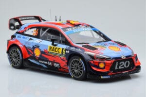 Hyundai i20 Coupe WRC #6 D. Sordo / C. del Barrio Rally Catalunya 2019 IXO 1:18 18RMC052C Metāls — attēls 4 no 6