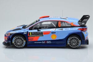 Hyundai i20 Coupe WRC #6 D. Sordo / C. del Barrio Rally Monte Carlo 2018 IXO 1:18 18RMC030C Metāls — attēls 3 no 6
