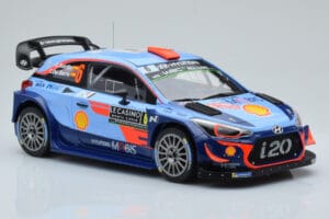 Hyundai i20 Coupe WRC #6 D. Sordo / C. del Barrio Rally Monte Carlo 2018 IXO 1:18 18RMC030C Metāls — attēls 4 no 6