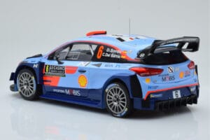 Hyundai i20 Coupe WRC #6 D. Sordo / C. del Barrio Rally Monte Carlo 2018 IXO 1:18 18RMC030C Metāls — attēls 5 no 6