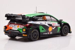 Hyundai i20 N Rally1 #11 T. Neuville / M. Wydaeghe Rally Croatia 2023 IXO 1:18 18RMC160A Metāls — attēls 2 no 6