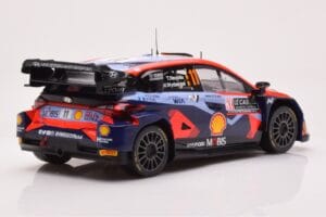 Hyundai i20 N Rally1 #11 T. Neuville / M. Wydaeghe Rally Monte Carlo 2023 IXO 1:18 18RMC153A Metāls — attēls 2 no 6
