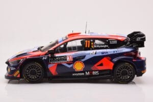 Hyundai i20 N Rally1 #11 T. Neuville / M. Wydaeghe Rally Monte Carlo 2023 IXO 1:18 18RMC153A Metāls — attēls 3 no 6