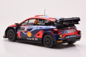Hyundai i20 N Rally1 #11 T. Neuville / M. Wydaeghe Rally Monte Carlo 2023 IXO 1:18 18RMC153A Metāls — attēls 5 no 6