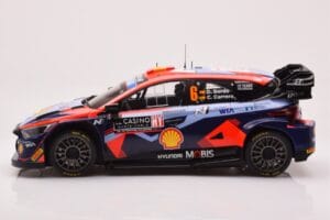 Hyundai i20 N Rally1 #6 D. Sordo / C. Carrera Rally Monte Carlo 2023 IXO 1:18 18RMC153B Metāls — attēls 3 no 6
