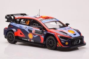 Hyundai i20 N Rally1 #6 D. Sordo / C. Carrera Rally Monte Carlo 2023 IXO 1:18 18RMC153B Metāls — attēls 4 no 6