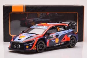 Hyundai i20 N Rally1 #6 D. Sordo / C. Carrera Rally Monte Carlo 2023 IXO 1:18 18RMC153B Metāls — attēls 6 no 6