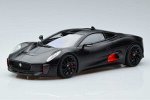 Jaguar C-X75 Melns Almost Real 1:18 810605 Metāls