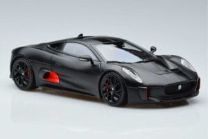 Jaguar C-X75 Melns Almost Real 1:18 810605 Metāls — attēls 5 no 7