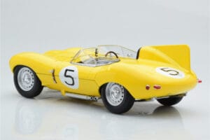 Jaguar D-Type #5 Ecurie Nationale Belge 24 Hours of Le Mans 1956 CMR 1:18 CMR143 Metāls — attēls 5 no 6