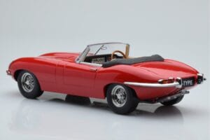 Jaguar E-Type Series 1 Roadster Sarkans KK-Scale 1:18 KKDC180482 Metāls — attēls 5 no 6