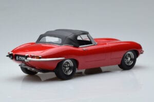 Jaguar E-Type Series 1 Roadster Sarkans KK-Scale 1:18 KKDC180484 Metāls — attēls 2 no 6