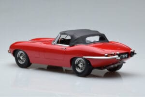 Jaguar E-Type Series 1 Roadster Sarkans KK-Scale 1:18 KKDC180484 Metāls — attēls 5 no 6