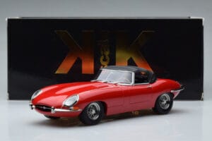 Jaguar E-Type Series 1 Roadster Sarkans KK-Scale 1:18 KKDC180484 Metāls — attēls 6 no 6