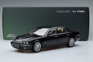 Jaguar XJ6 X350 Ebony Melns Almost Real 1:18 810501 Metāls — attēls 11 no 11