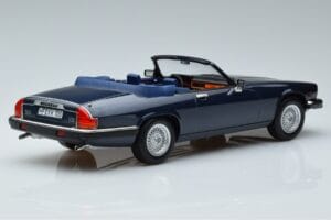 Jaguar XJS V12 Kabriolets Zils Metaliks Ierobežots Izdevums Norev 1:18 182636 Metāls — attēls 2 no 6