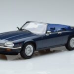 Jaguar XJS V12 Kabriolets Zils Metaliks Ierobežots Izdevums Norev 1:18 182636 Metāls