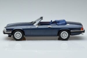Jaguar XJS V12 Kabriolets Zils Metaliks Ierobežots Izdevums Norev 1:18 182636 Metāls — attēls 3 no 6