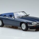 Jaguar XJS V12 Kabriolets Zils Metaliks Ierobežots Izdevums Norev 1:18 182636 Metāls - image 4 of 6
