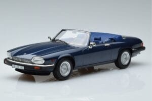 Jaguar XJS V12 Kabriolets Zils Metaliks Ierobežots Izdevums Norev 1:18 182636 Metāls