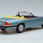 Jaguar XJS V12 Kabriolets Gaiši Zils Metaliks Norev 1:18 182635 Metāls - image 2 of 6