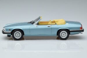 Jaguar XJS V12 Kabriolets Gaiši Zils Metaliks Norev 1:18 182635 Metāls — attēls 3 no 6