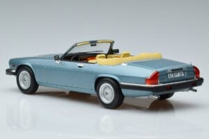 Jaguar XJS V12 Kabriolets Gaiši Zils Metaliks Norev 1:18 182635 Metāls — attēls 5 no 6