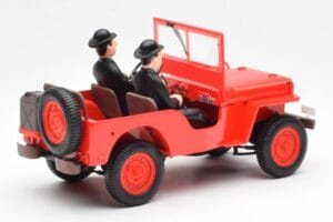 Jeep Willys Tintin 2 Figūras UT Models 1:18 180150000 Metāls — attēls 2 no 6