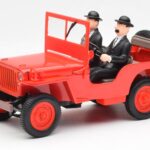 Jeep Willys Tintin 2 Figūras UT Models 1:18