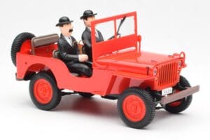 Jeep Willys Tintin 2 Figūras UT Models 1:18 180150000 Metāls — attēls 4 no 6