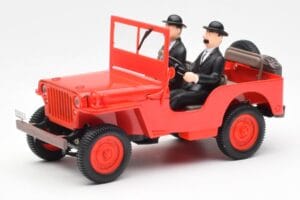 Jeep Willys Tintin 2 Figūras UT Models 1:18