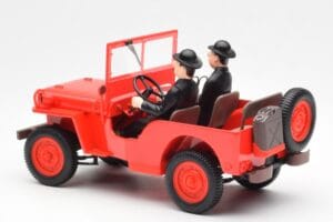 Jeep Willys Tintin 2 Figūras UT Models 1:18 180150000 Metāls — attēls 5 no 6