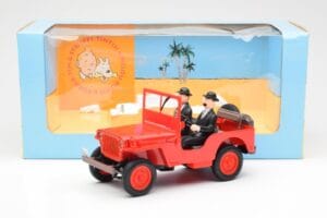 Jeep Willys Tintin 2 Figūras UT Models 1:18 180150000 Metāls — attēls 6 no 6