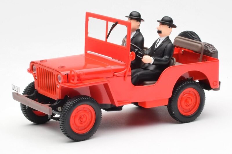 Jeep Willys Tintin 2 Figūras UT Models 1:18
