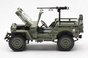 Jeep Willys MB US Army D-Day 1944 Norev 1:18 189016 Metāls — attēls 6 no 10