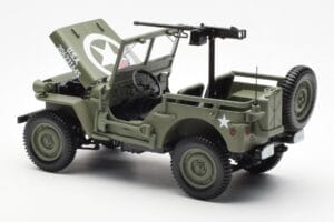 Jeep Willys MB US Army D-Day 1944 Norev 1:18 189016 Metāls — attēls 7 no 10