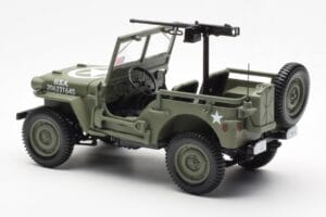 Jeep Willys MB US Army D-Day 1944 Norev 1:18 189016 Metāls — attēls 9 no 10